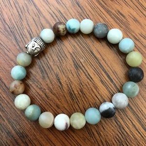 Amazonite BRAND NEW pure crystal beads bracelet